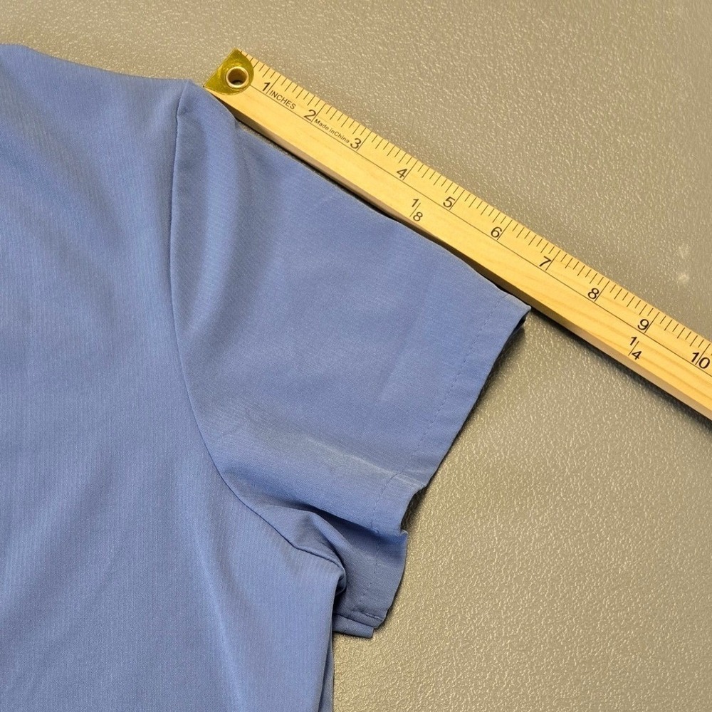 Skechers Scrub Set XL Blue Stretch Top Pants Medical Uniform Womens - Picture 7 of 10